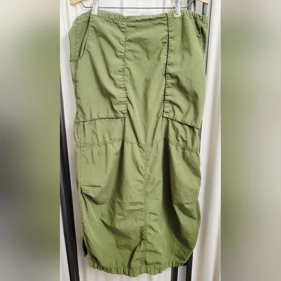 XCVI Women's Olive Green Cargo Skirt | Size Medium - Picture 1 of 6